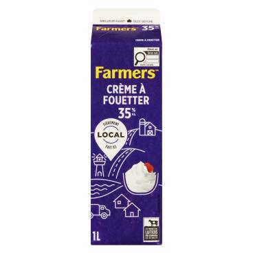 Farmers Crème à fouetter 35% M.G. 1L