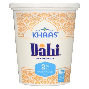 Khaas Dahi Dahi yogourt nature 2% M.G. 750g