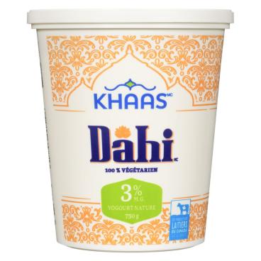 Khaas Dahi Dahi yogourt nature 3% M.G. 750G