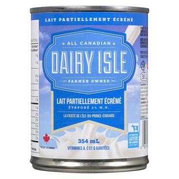 Dairy Isle Lait évaporé partiellement écrémé 2% M.G. 354ml