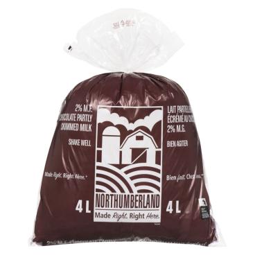 Northumberland Partly Skimmed Chocolate Milk 2% M.F. 4L