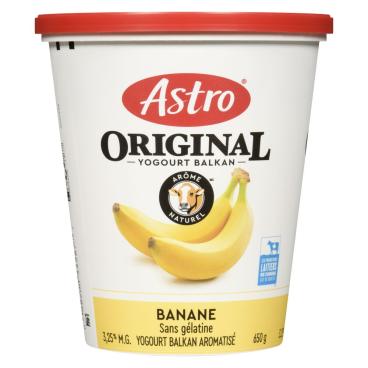 Astro® Original yogourt balkan bananes 3.25% M.G. 650g