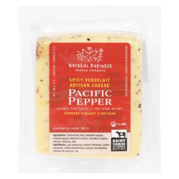Natural Pastures Cheese Company Pacific Pepper Verdelait 180g