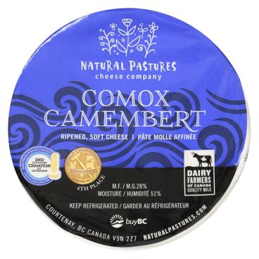 Natural Pastures Cheese Company Comox Camembert RW / PV