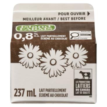 Island Farms Lait partiellement écrémé au chocolat 0.8% M.G. 237ml
