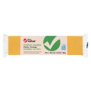 Giant Value Colored Medium Cheddar 400g