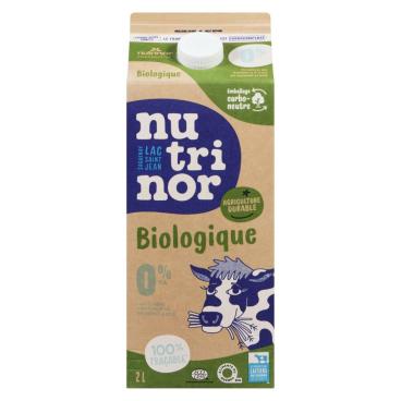 Nutrinor Lait nordique écrémé biologique 0% M.G. 2L