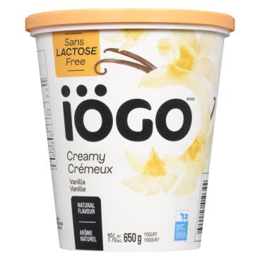 Iögo Lactose Free Vanilla Yogurt 1.5% M.F. 650g