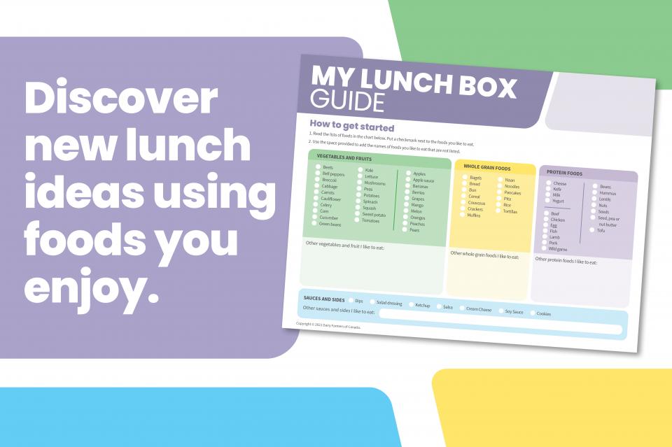 Image of My Lunch Box Guide Activity