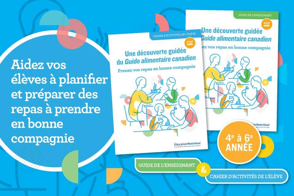 Aidez vos eleves a planifier et preparer des repas a prendre en bonne compagnie