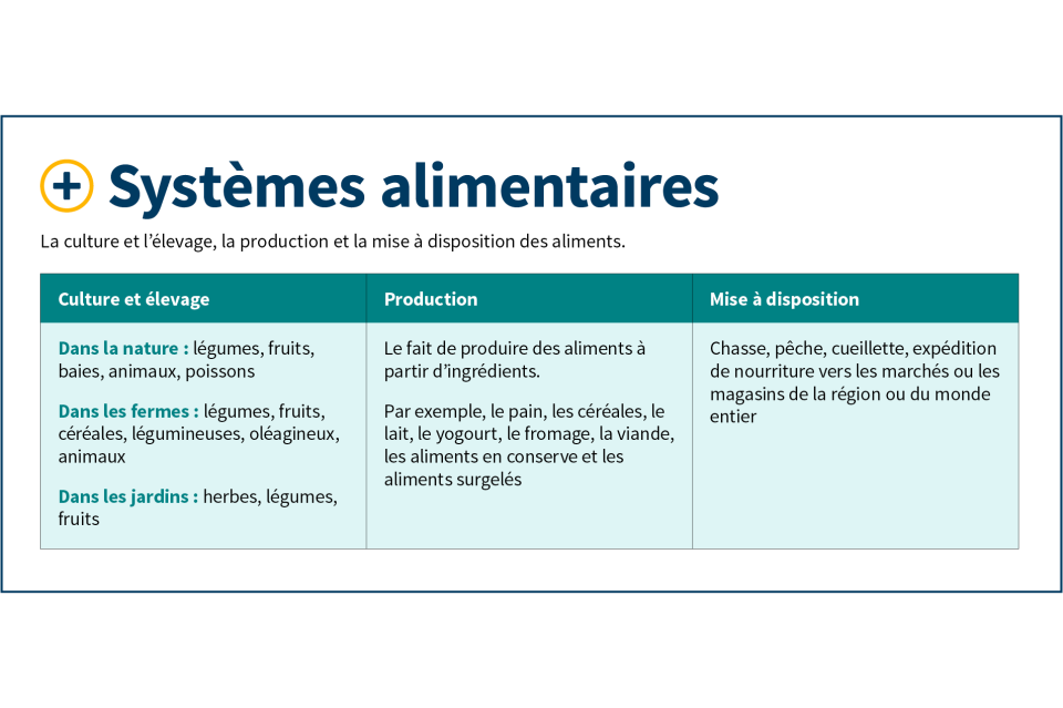 Systemes alimentaires