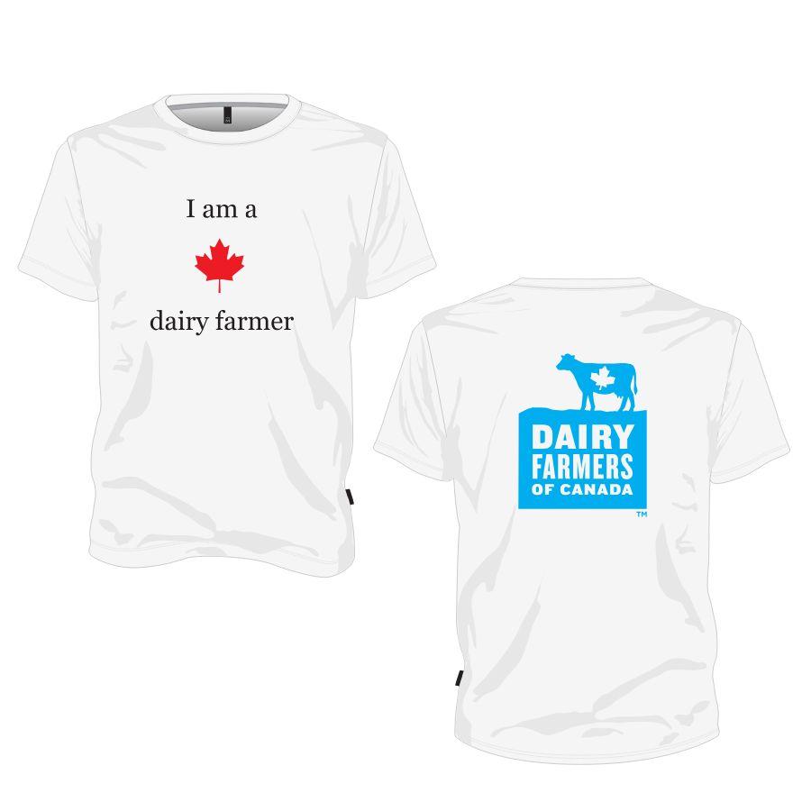 "I am a Canadian dairy farmer" t-shirt