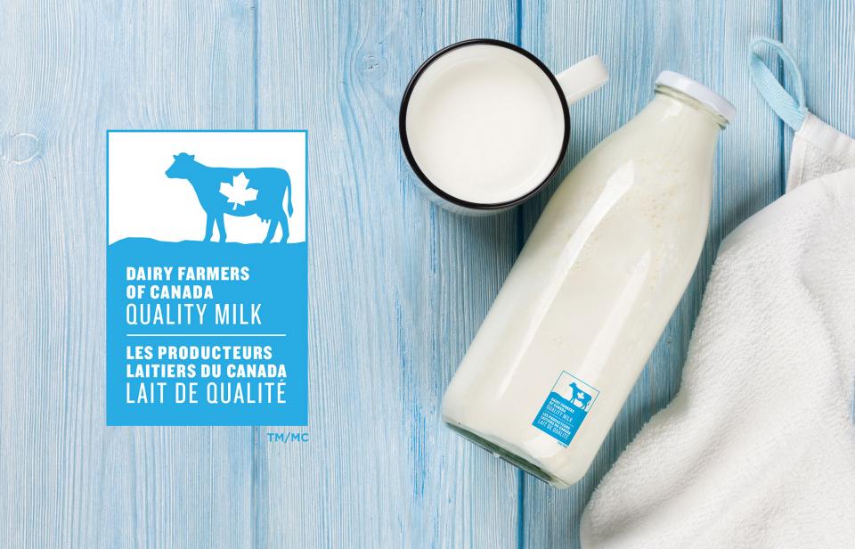 Le logo des Producteurs laitiers du Canada permet d’identifier facilement les produits faits de lait et d’ingrédients laitiers 100 % canadiens.