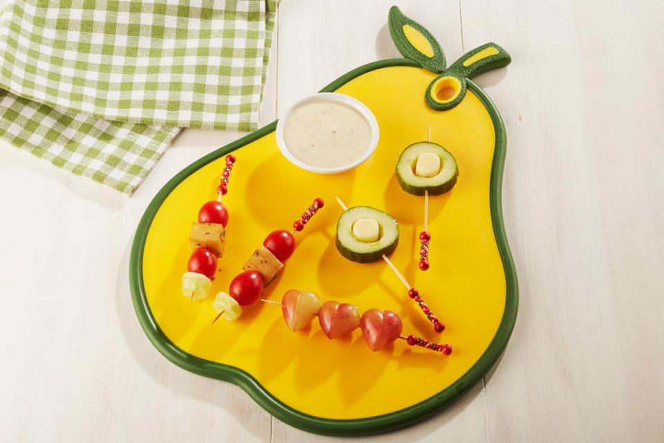 Recette Brochettes en trempette festive