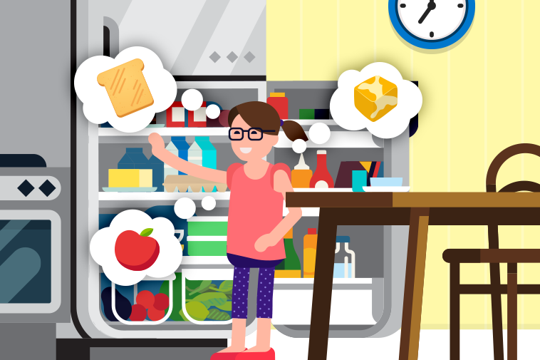 Quoi choisir à l'heure du déjeuner (présenté dans la vidéo)