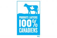 Logo Produits laitiers 100 % canadiens des PLC