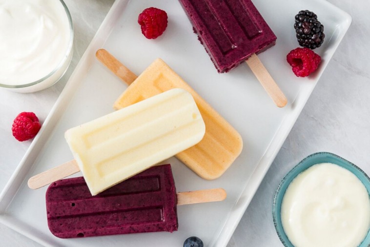 frozen smoothie pops