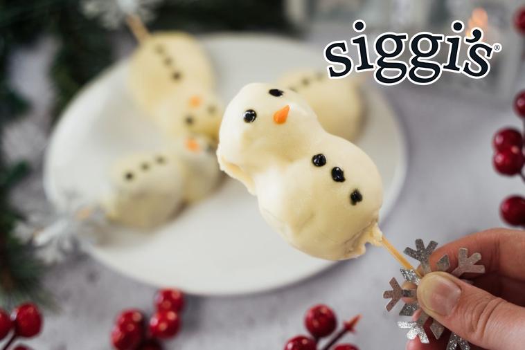 Cake Pops bonhommes de neige sans cuisson