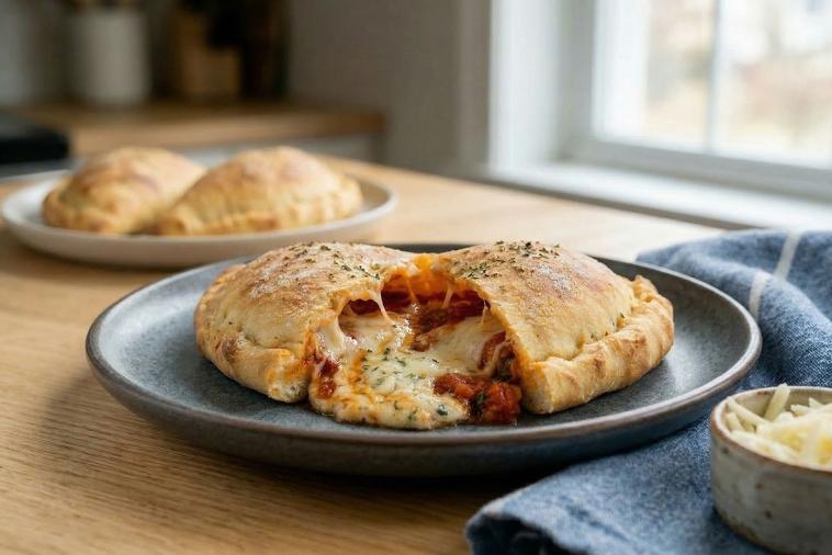 Calzone à la Mozzarella et à la Ricotta