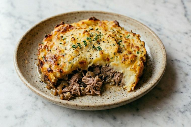 parmentier de canard confit de david vinas