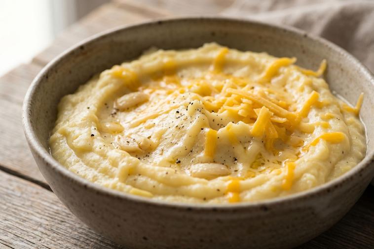 puree de pommes de terre et de chou fleur au fromage