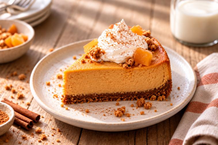 Gâteau au fromage à la citrouille