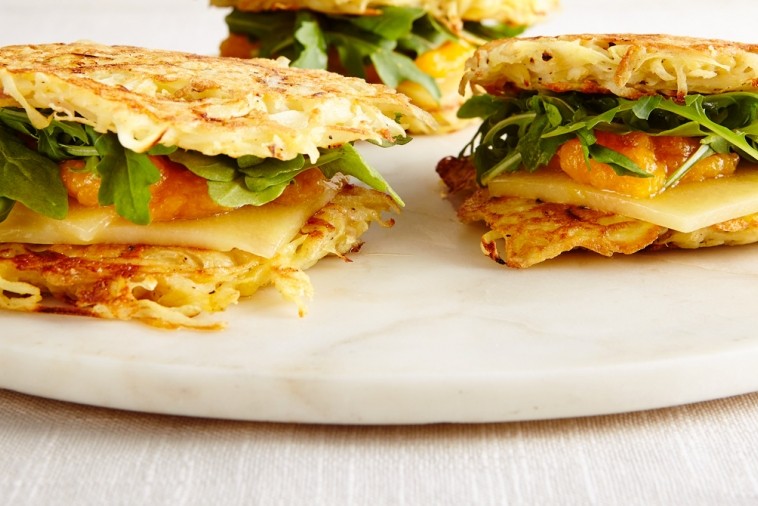 cheddar latke sandwiches cheddar latke sandwiches