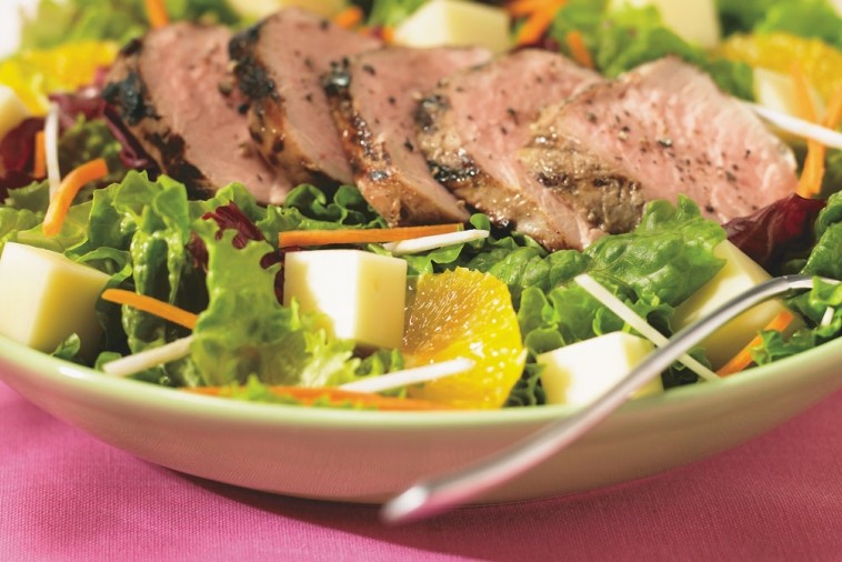 Salade Croquante Au Porc Et A L Orange Avec Provolone Plaisirs
