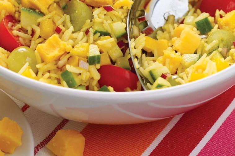 Salade De Riz Au Curry Avec Cheddar Fort Plaisirs Laitiers