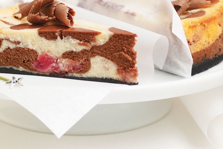 double chocolate cranberry cheesecake cooking club size double chocolate cranberry cheesecake cooking club size