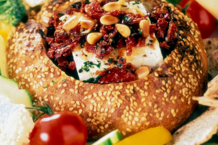 feta garlic and sun dried tomato stuffed loaf feta garlic and sun dried tomato stuffed loaf