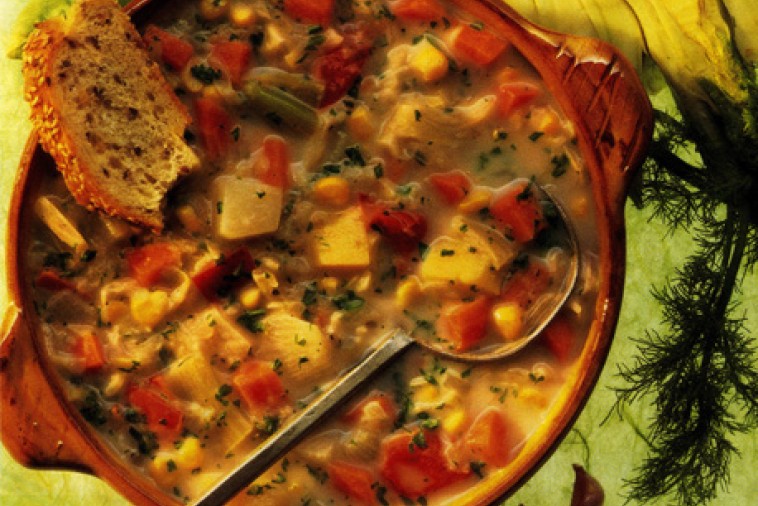 fireside winter vegetable chowder