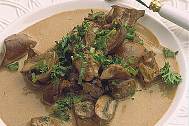 Rognons En Fricassee Aux Champignons Plaisirs Laitiers