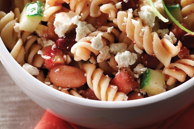 Salade De Fusilli Avec Salsa Et Feta Plaisirs Laitiers