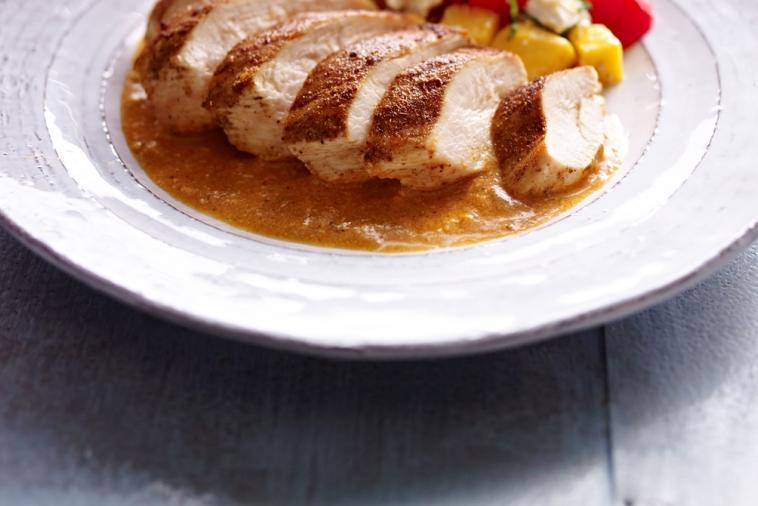 grilled chicken with ricotta sauce
