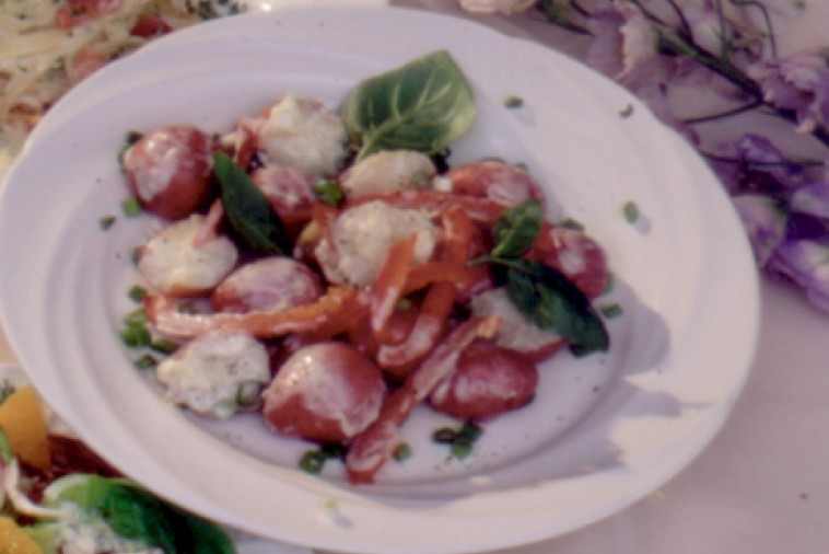 potato and red pepper salad potato and red pepper salad