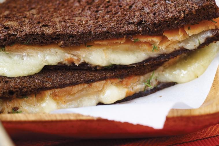sandwich au fromage fondant a la scandinave