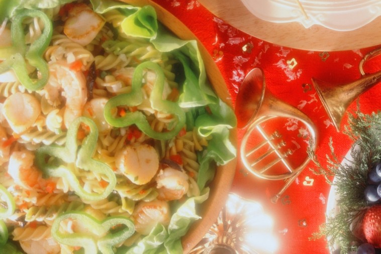 Get Wallpaper Salade De Fusilli Aux Fruits De Mer Plaisirs Laitiers Free
