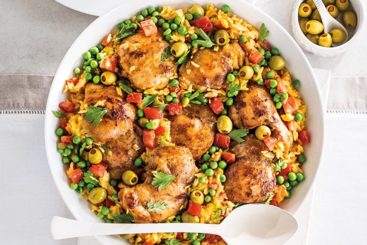 Casserole De Riz Et De Poulet A L Espagnole Plaisirs Laitiers