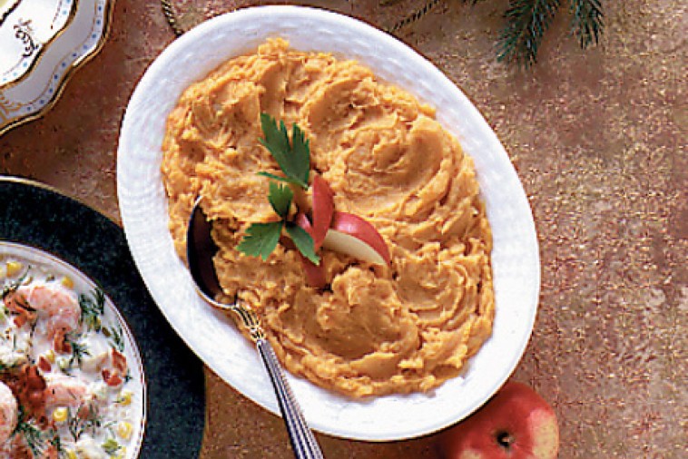 Puree De Patates Douces De Pommes Et De Panais Plaisirs Laitiers
