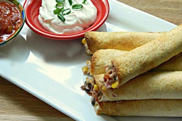 taquitos cremeux au poulet et au bacon taquitos cremeux au poulet et au bacon