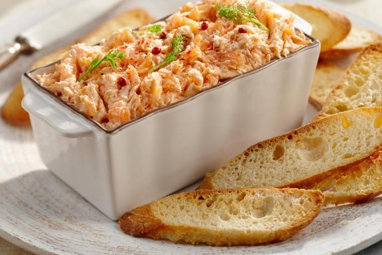 trout and salmon rillettes